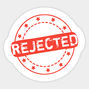 Rejected Stamp Icon Sticker